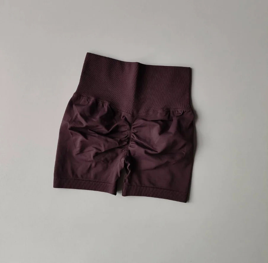 Women’s High-Waist Lifting Sports Shorts – Waist-Slimming, Comfort Fit
