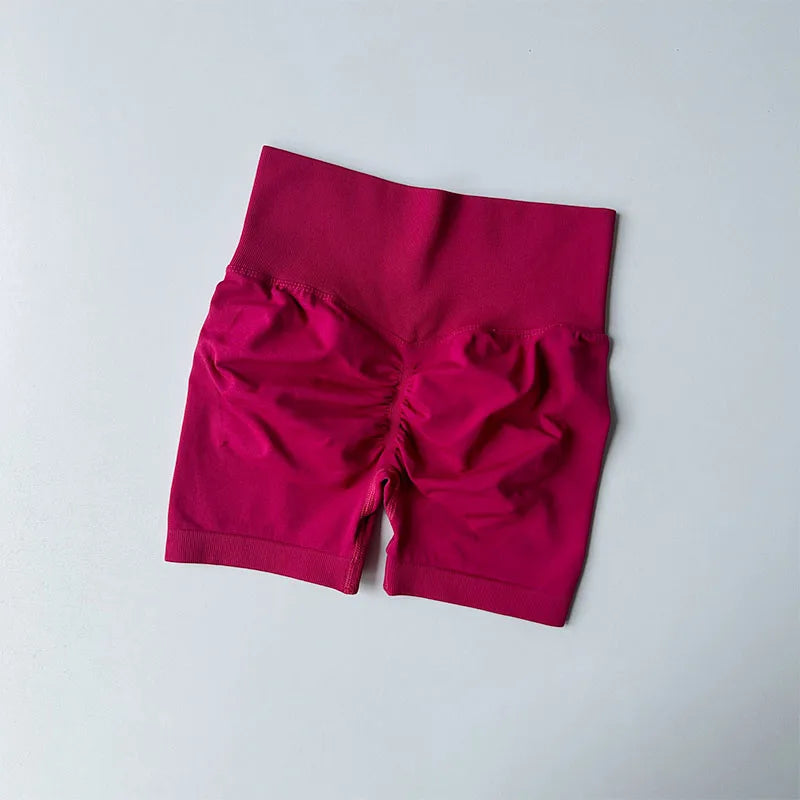 Women’s High-Waist Lifting Sports Shorts – Waist-Slimming, Comfort Fit