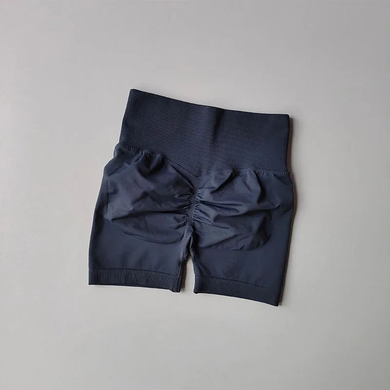 Women’s High-Waist Lifting Sports Shorts – Waist-Slimming, Comfort Fit