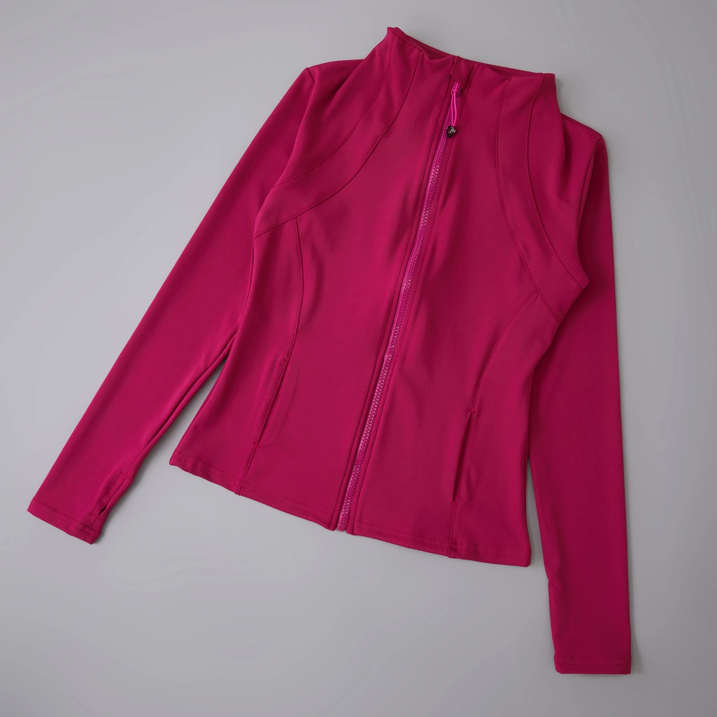  Long Sleeve Stand-Up Collar Yoga Tops