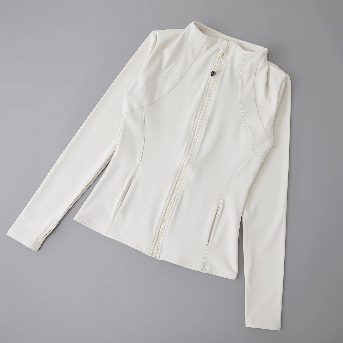  Long Sleeve Stand-Up Collar Yoga Tops