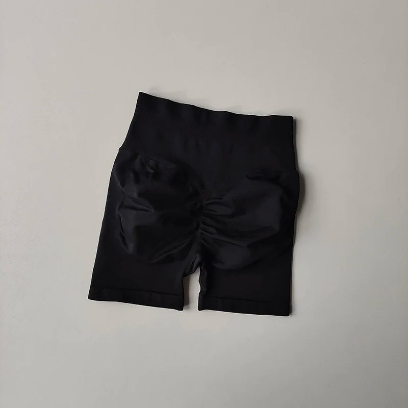 Women’s High-Waist Lifting Sports Shorts – Waist-Slimming, Comfort Fit