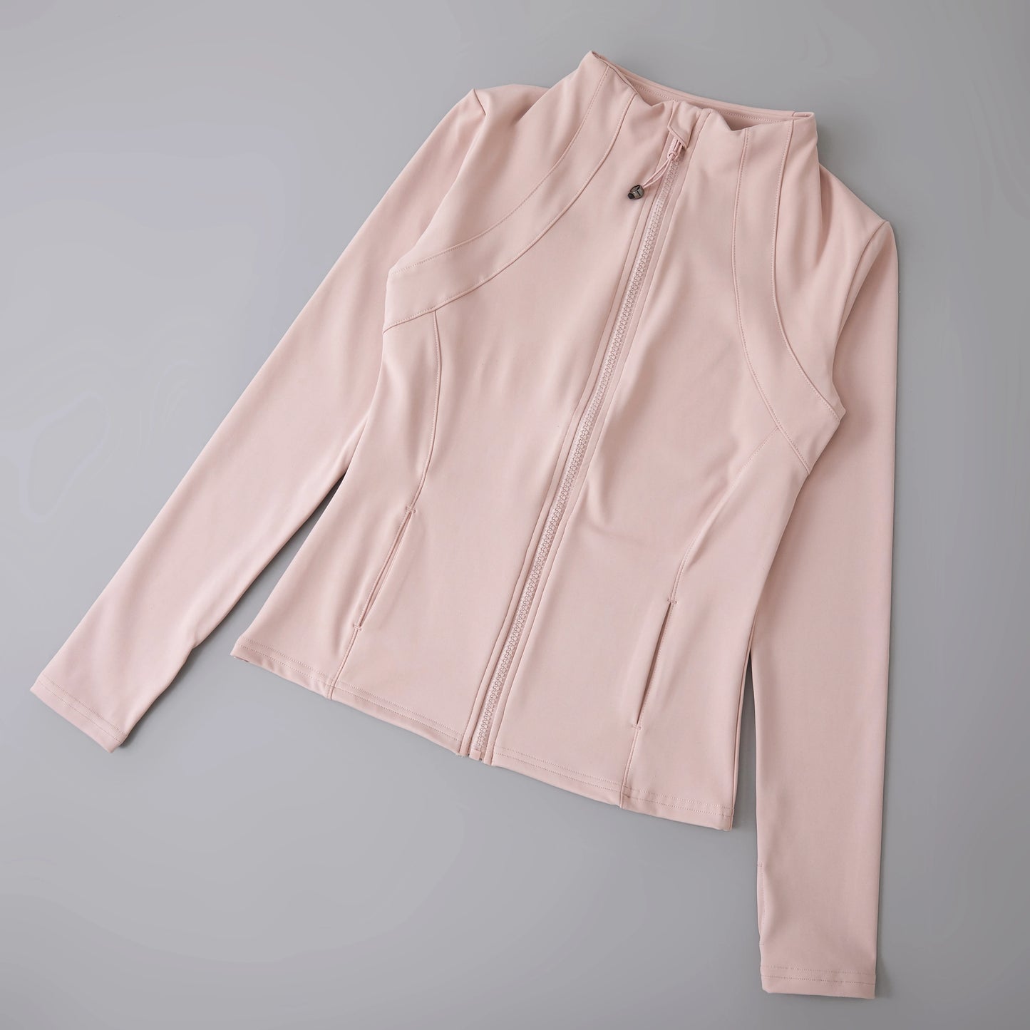  Long Sleeve Stand-Up Collar Yoga Tops
